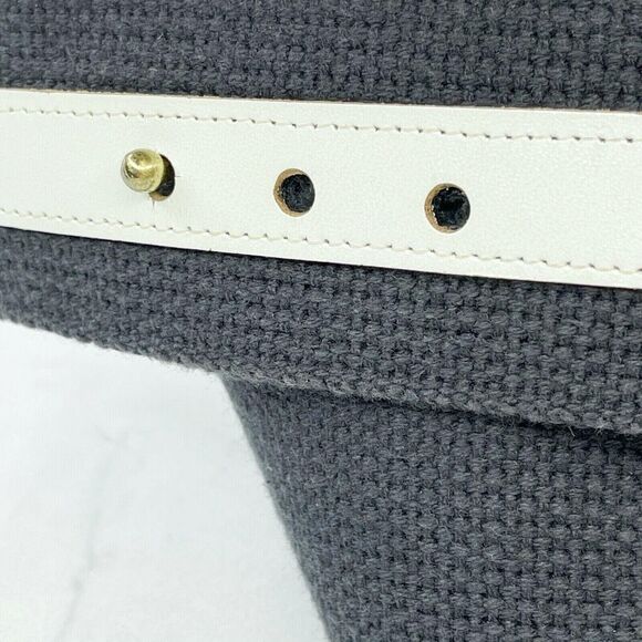 Blue and White Wide Strappy Web Post Belt Size Small S Womens - Picture 7 of 7